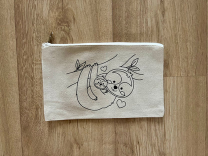 DIY Colouring Pouches