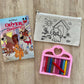 DIY Colouring Pouches