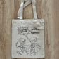 DIY Colouring Tote Bags