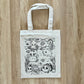 DIY Colouring Tote Bags