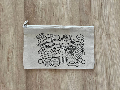 DIY Colouring Pouches