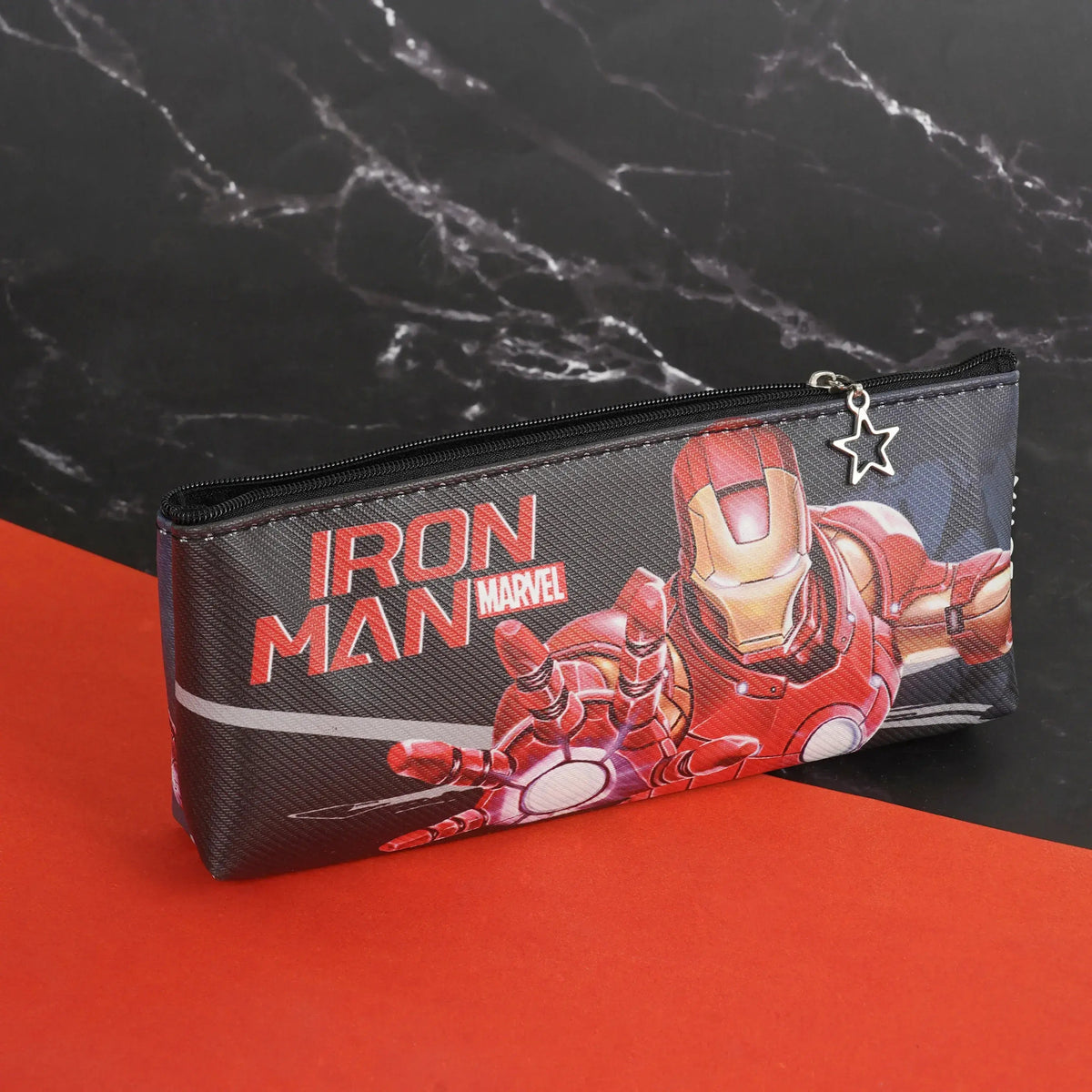 iLearnNGrow Pencil Box Zipper Pouches - Iron Man