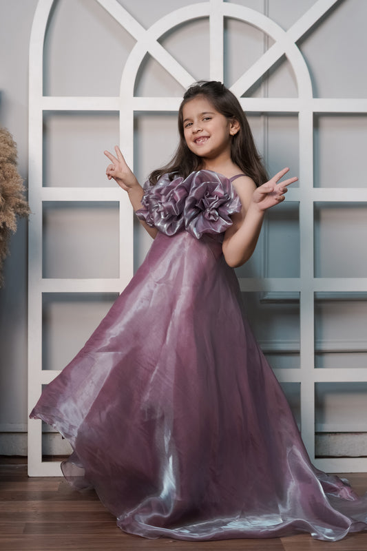 Tissue Flower Gown