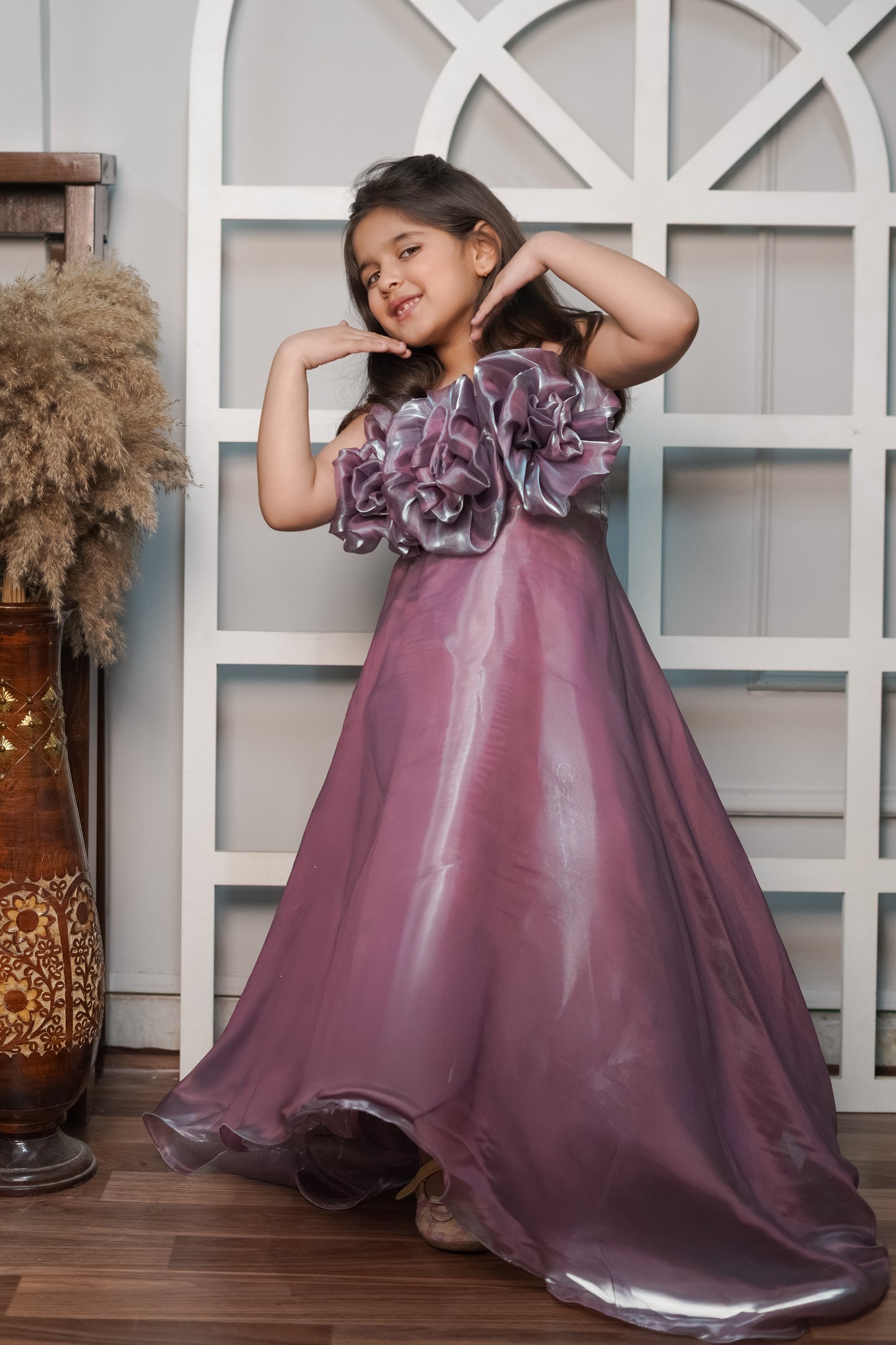 Tissue Flower Gown