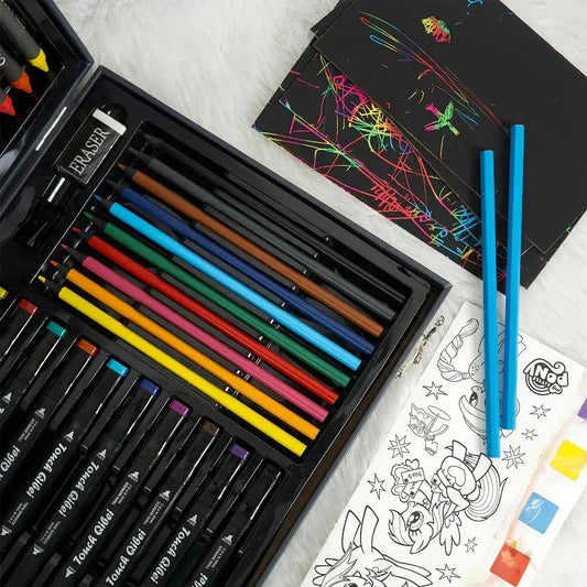 iLearnNGrow 128 Pieces Colouring Set- Space