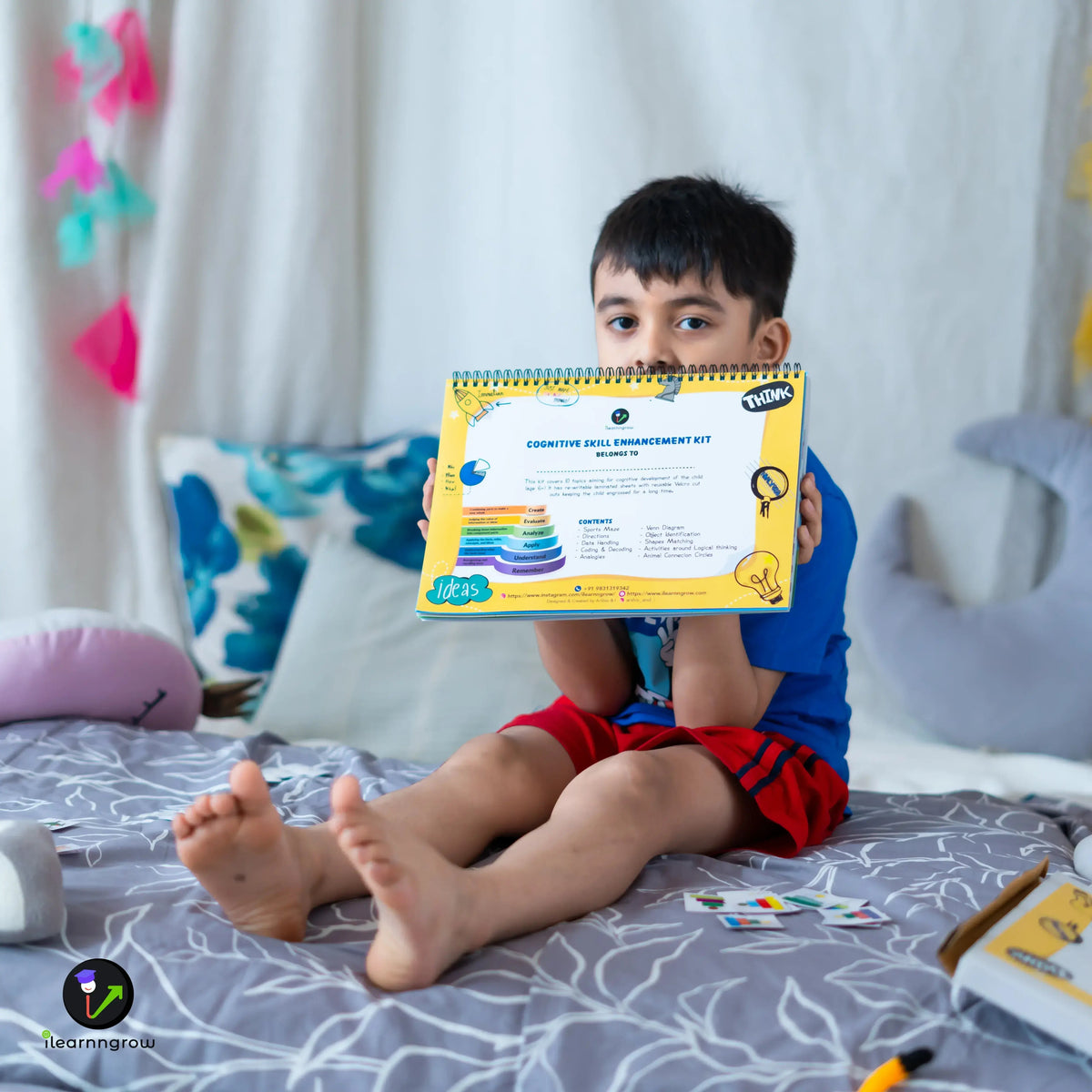 iLearnNGrow Cognitive Skill Workbook – Develop Critical Thinking, Memory