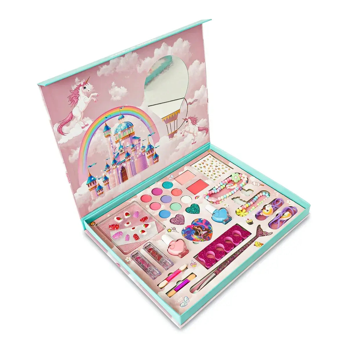 iLearnNGrow 28 Pieces Make Up & Accessory Kit –Complete Kids Makeup & Accessory Kit
