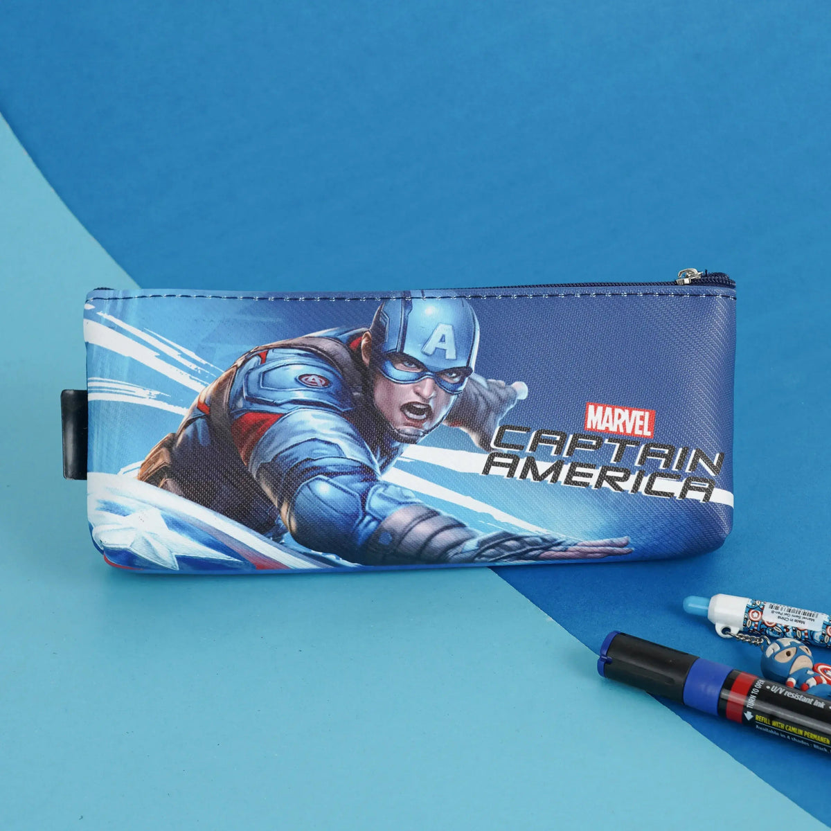 iLearnNGrow Pencil Box Zipper Pouches - Captain America
