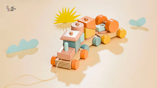 Pull Along Block Train Baby & Toddler