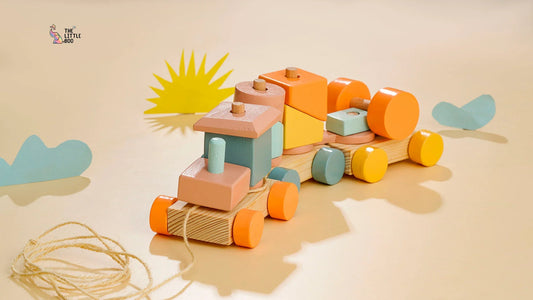 Pull Along Block Train Baby & Toddler