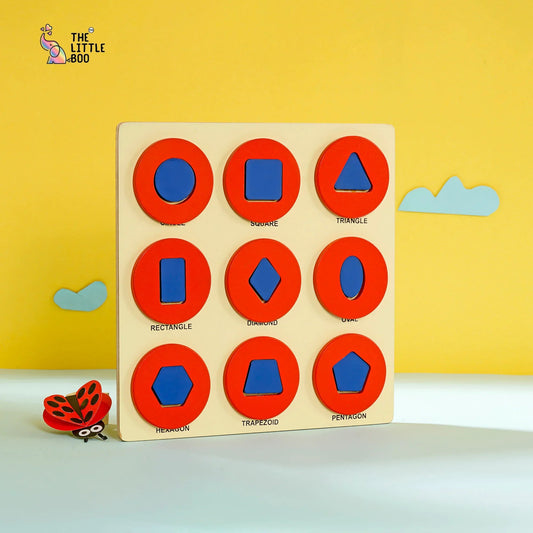Wooden Shape Puzzle Wooden & Pegged Puzzles
