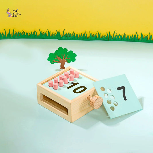 Wooden Peg Counter Baby & Toddler