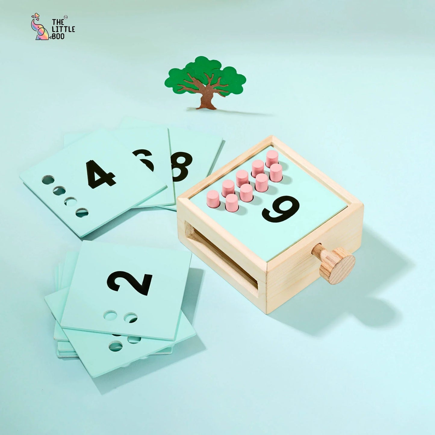Wooden Peg Counter Baby & Toddler