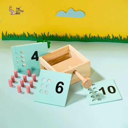 Wooden Peg Counter Baby & Toddler