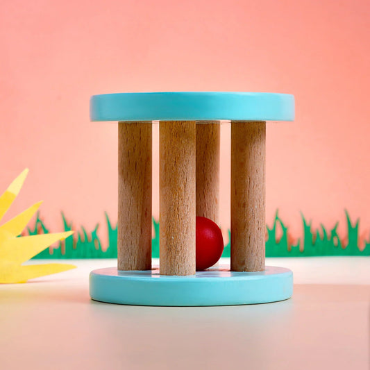 Wooden Drum Rattle Baby & Toddler