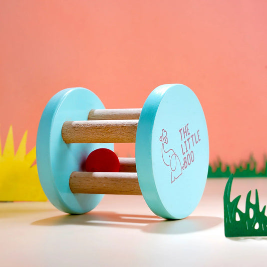 Wooden Drum Rattle Baby & Toddler