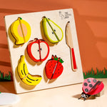 Raised Fruit and Vegetable Tray Puzzle