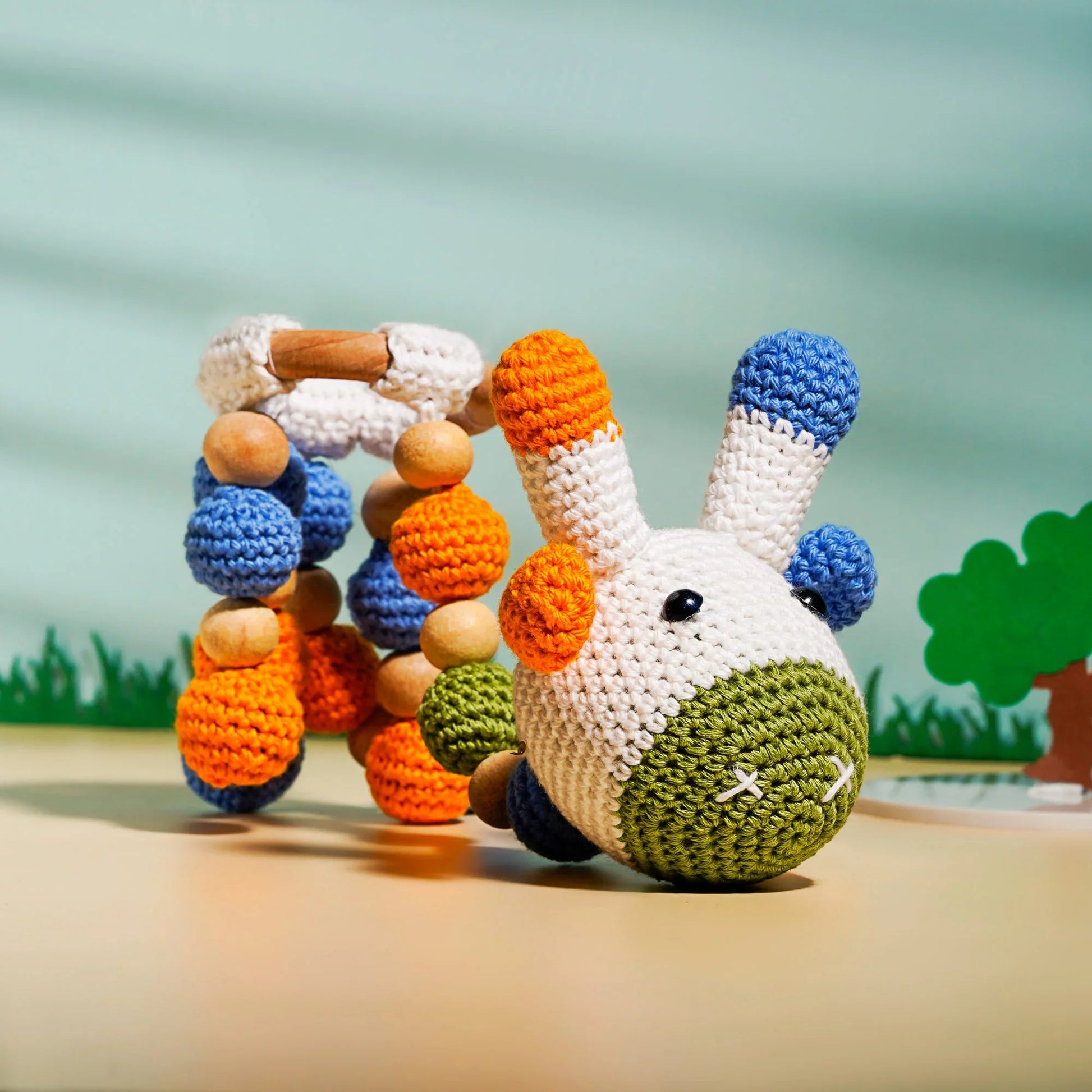 Giraffe Crochet Rattle Baby & Toddler