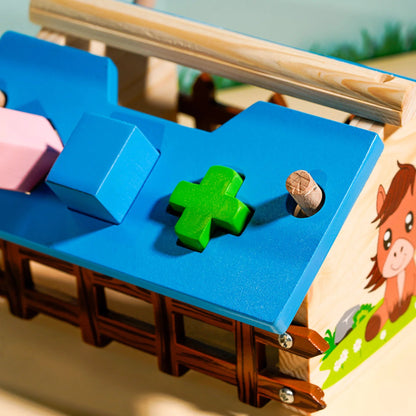 Shape Sorter Hut Building Blocks