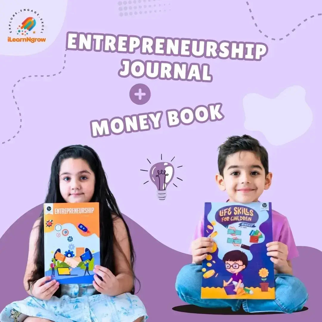 Entrepreneurship Journal & Money Book for Kids – Business Skills