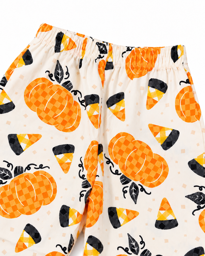 Pumpkin Dreams Pure Cotton Night Suit