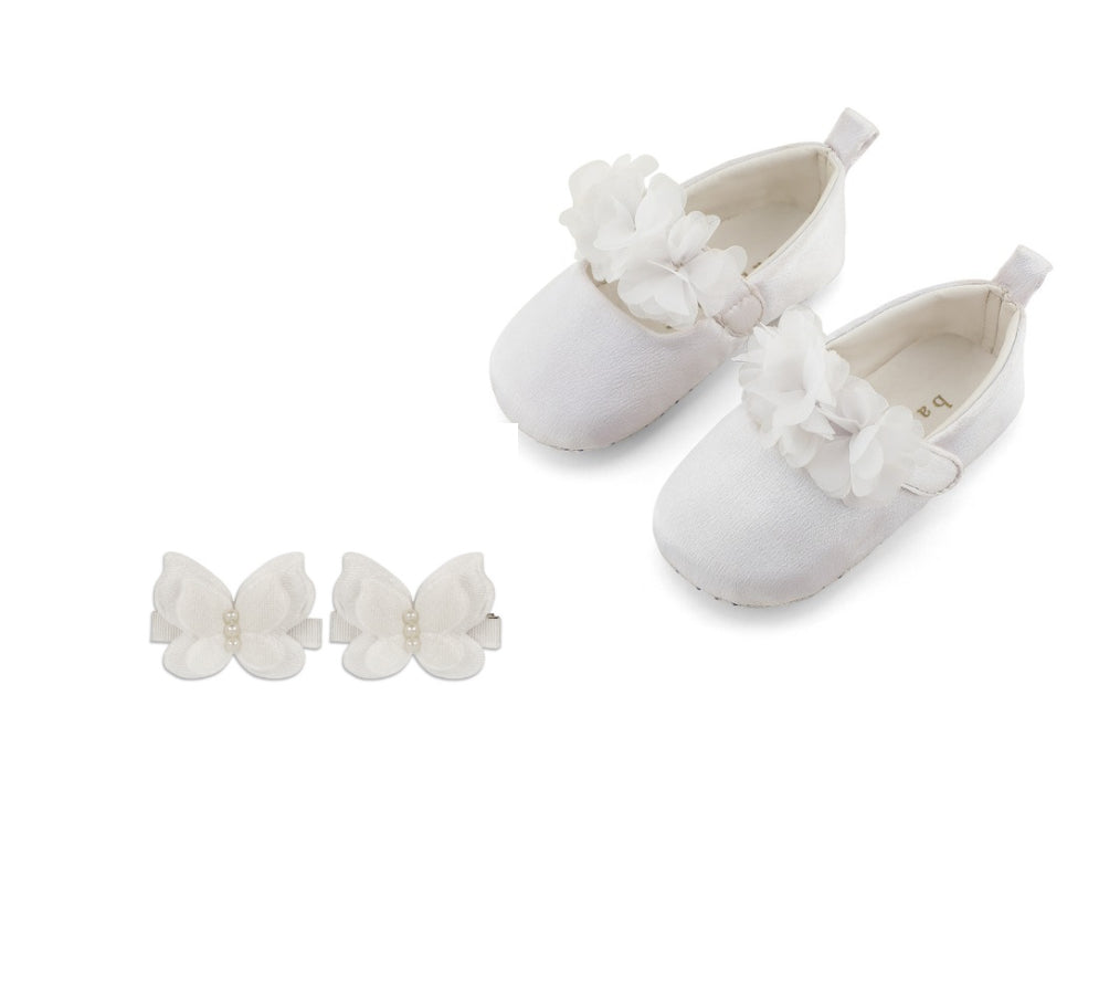 White Blossom Butterfly Prewalker Combo Prewalkers for kids