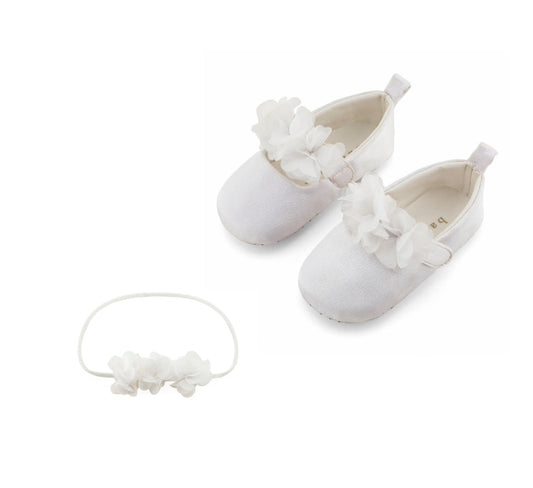Blossom Prewalker Combo White Hairband for kids