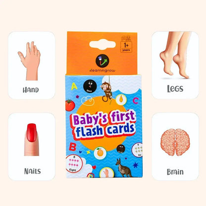 7-in-1 Flash Cards Combo | Montessori skills development, Tracing, Colouring, Matching and more | Experiential hands-on learning 150+ cards