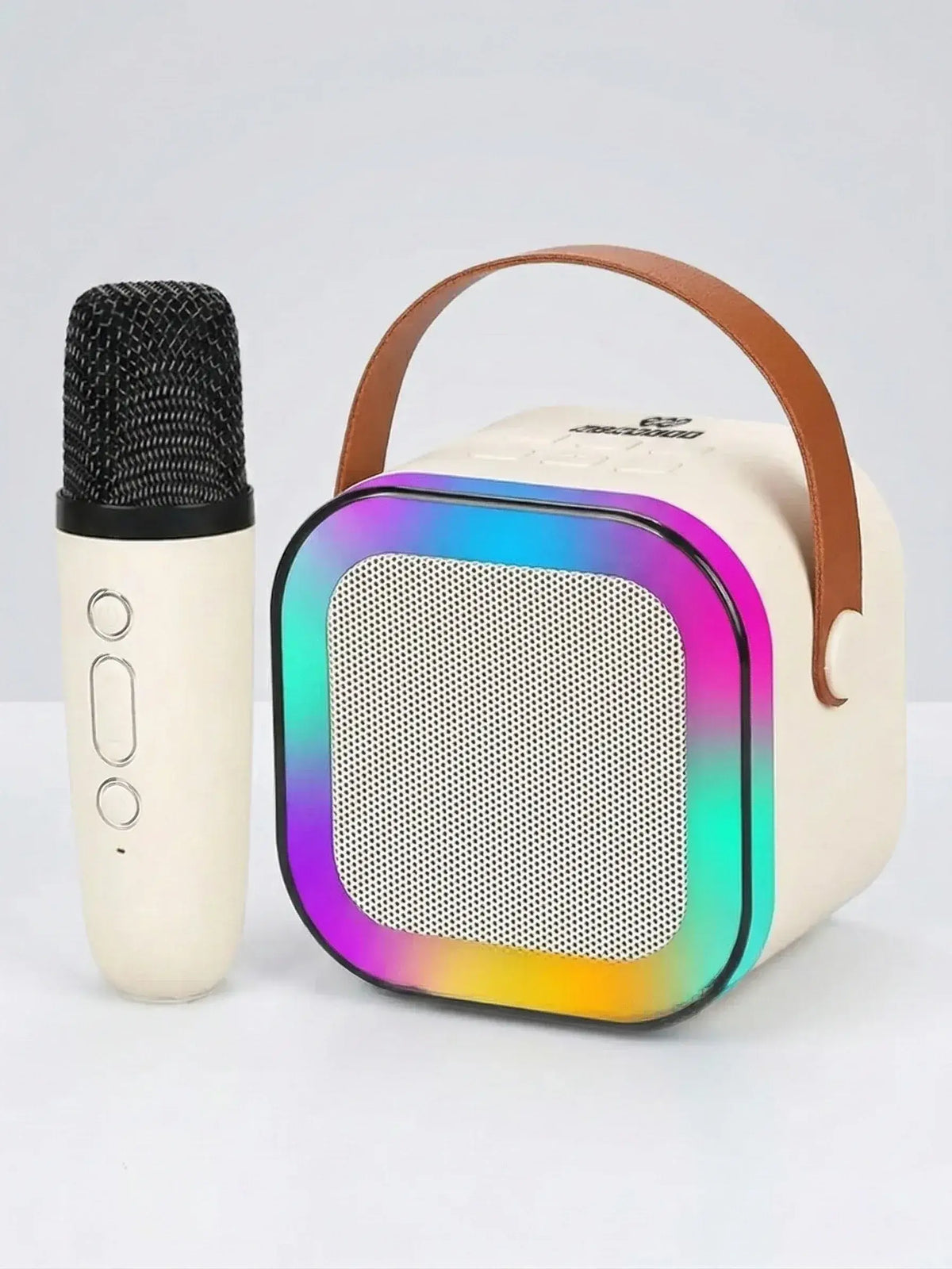 Kids Rechargeable Wireless Mini Portable Bluetooth Speaker With Karaoke Mic
