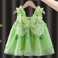 Green Butterfly Frocks for kids