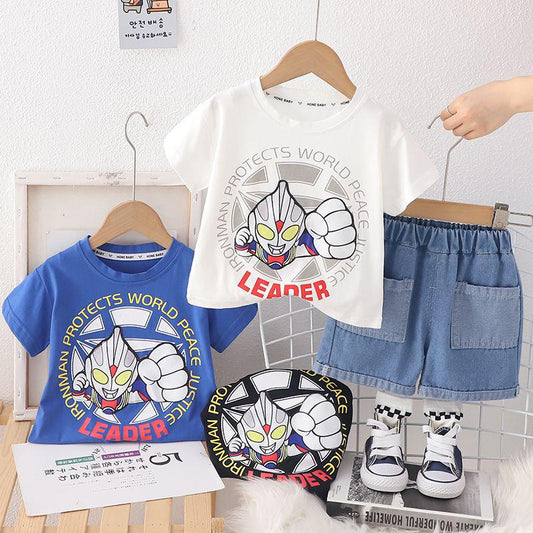 Led Light Set Tshirt+Shorts for kids