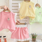 Coord Set Black Tshirt+Shorts for kids