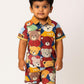 Pooh Style Set Tshirt+Shorts for kids