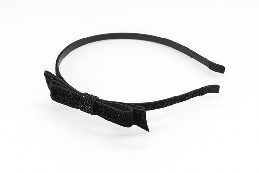 Black Glitter Hairband for kids