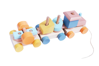 Pull Along Block Train Baby & Toddler