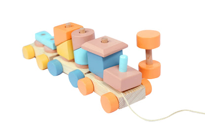 Pull Along Block Train Baby & Toddler