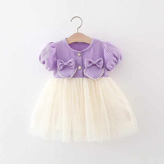 Girls' Lavender Party Dress