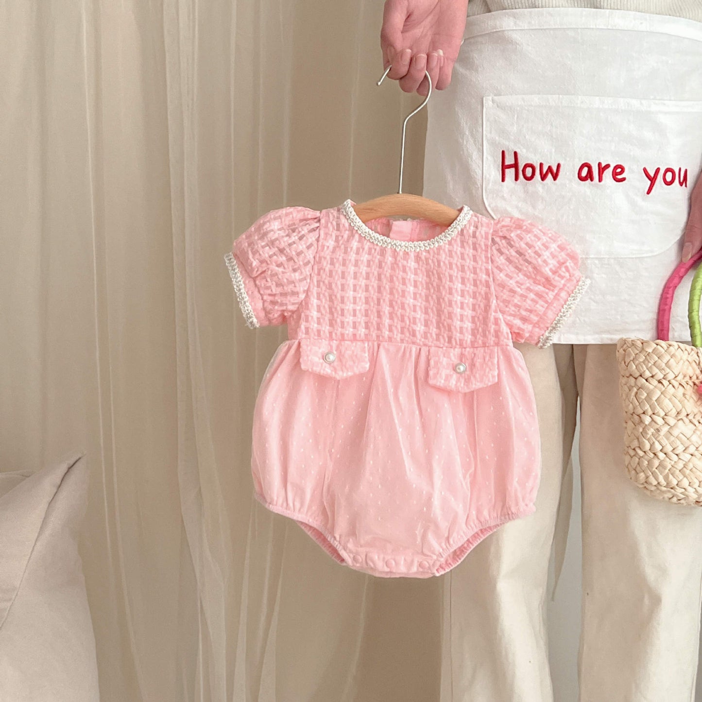 Baby girl romper set