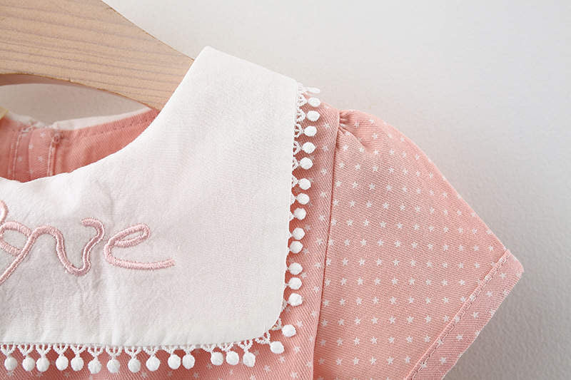 love printed frock with sunflower sling