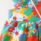 Baby Girl Fruit Frock With Matching Straw Purse - Multicolor