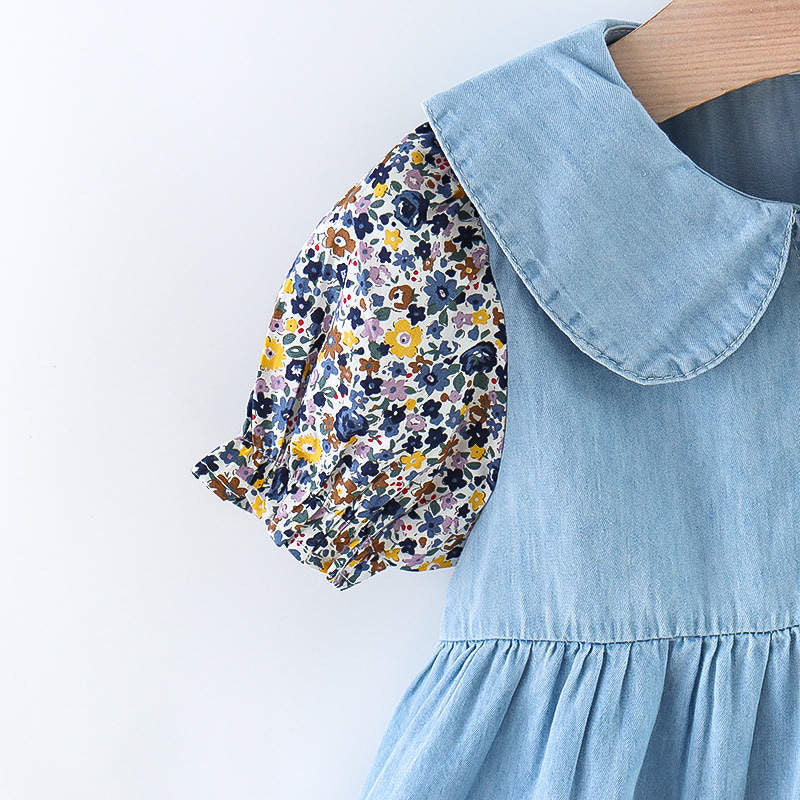 denim casual frock