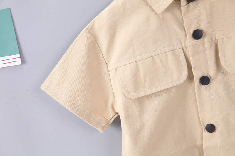 Baby Boy Summer Set – Brown