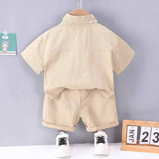 Baby Boy Summer Set – Brown