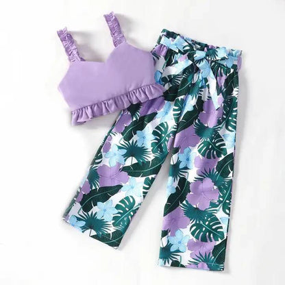 Toddler girl 2pc vacation/beach set Yellow for kids
