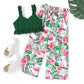 Toddler girl 2pc vacation/beach set Purple for kids