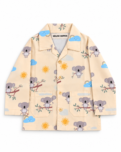 Koala's Cloud Club Kids Cotton Night Suit