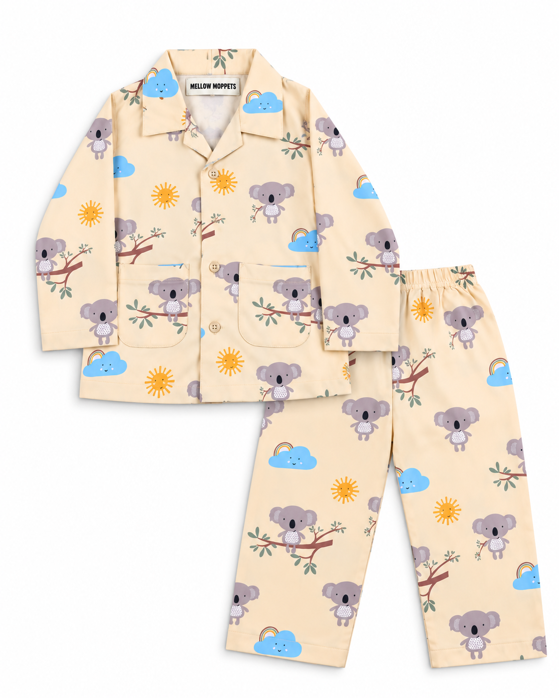 Koala's Cloud Club Kids Cotton Night Suit