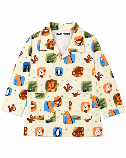 Critter Carnival Kids Cotton Night Suit