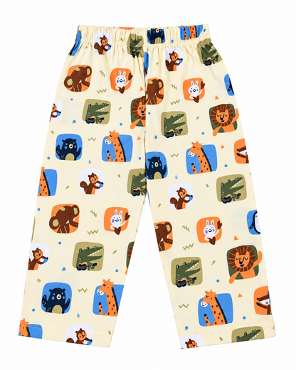 Critter Carnival Kids Cotton Night Suit