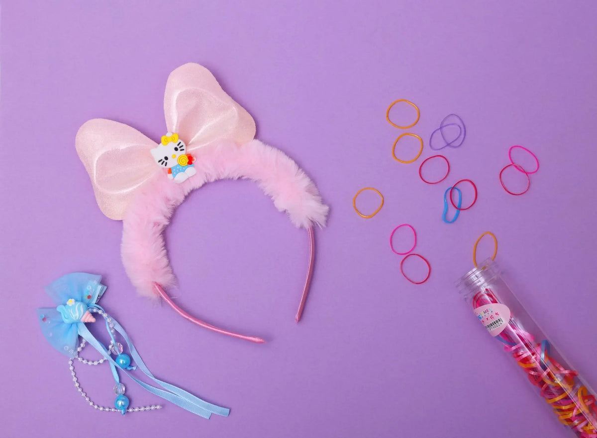 iLearnNGrow Hello Kitty Hair Accessories Set (Pastel Pink)